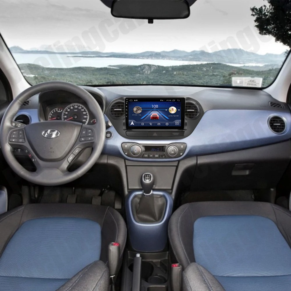 4G монитор для HYUNDAI I10- лет автомобильный монитор радио мультимедиа видео плеер навигация gps Android 9.0DSP стерео