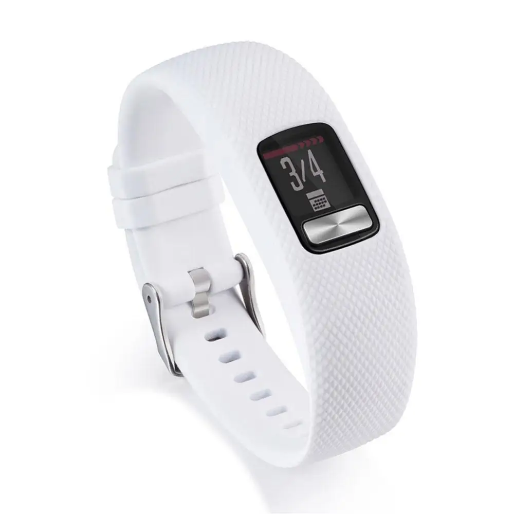 

For Garmin Watch Strap, Replacement Silicone Watchband For Garmin Vivofit 4 Smartwatch