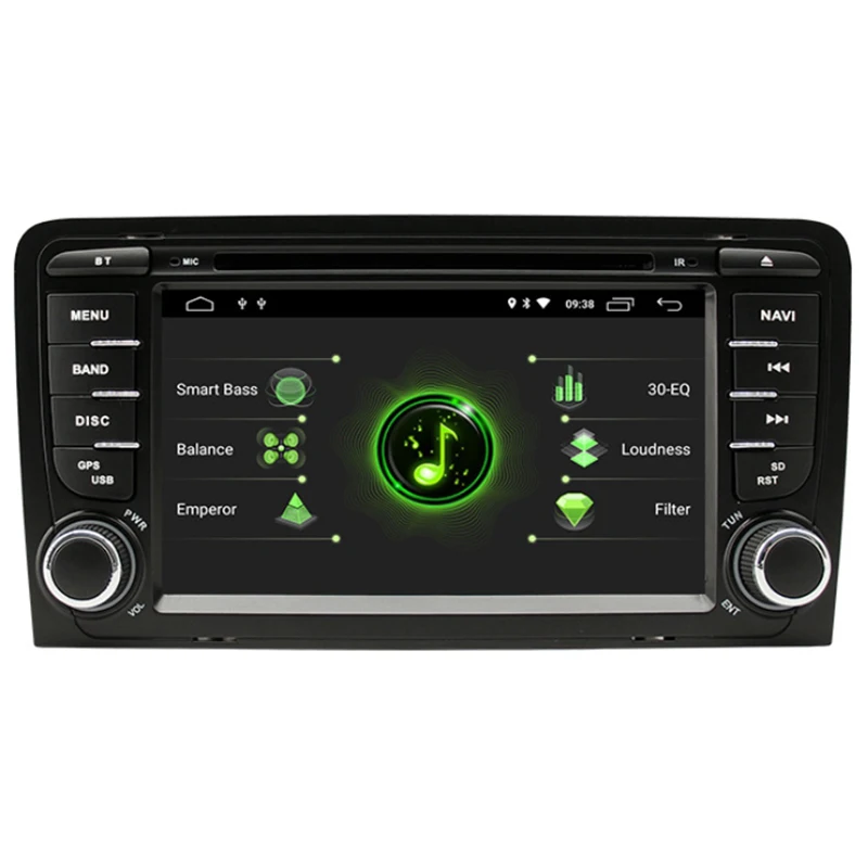 Ips DSP 2G 32G Android 9,0 автомобильный DVD gps для Audi A3 8P 2003-2012 S3 2006-2012 RS3 Sportback 2011 мультимедийный плеер стерео радио