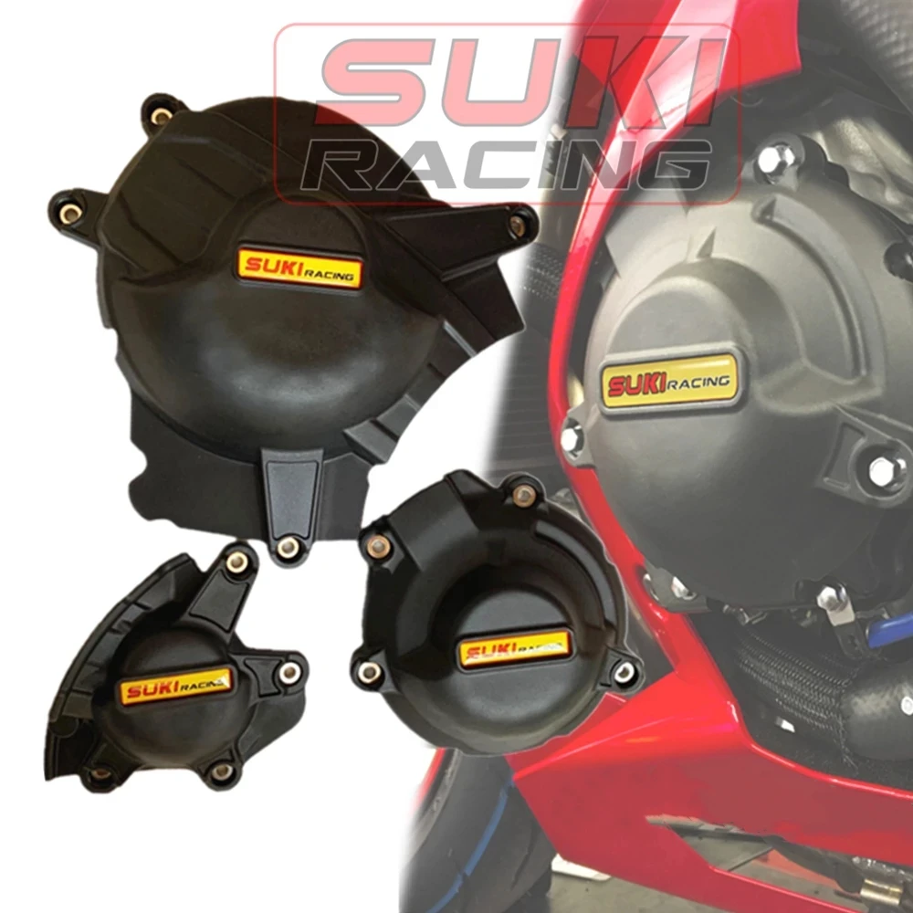 

Комплект защитных крышек двигателя для SUZUKI GSXR1000 GSX-R 1000 K17 L7 2017 2018 2019 мотоциклов защита двигателя защитная крышка чехол