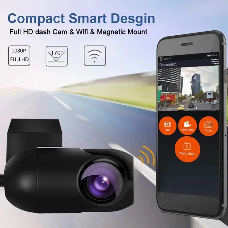 V44 скрытый рекордер WiFi+ Приложение HD 1080P для вождения автомобиля dvr Wifi приложение управление радар детектор ночного видения Автомобильная камера рекордер видеорегистратор