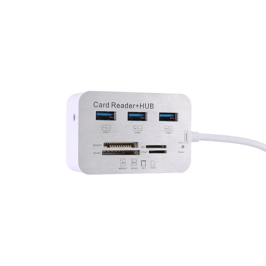 Usb-хаб 3,0 Мульти USB 3,0 разветвитель концентратор 3 порта мульти usb-хаб кардридер супер скорость микро хаб для компьютера аксессуары