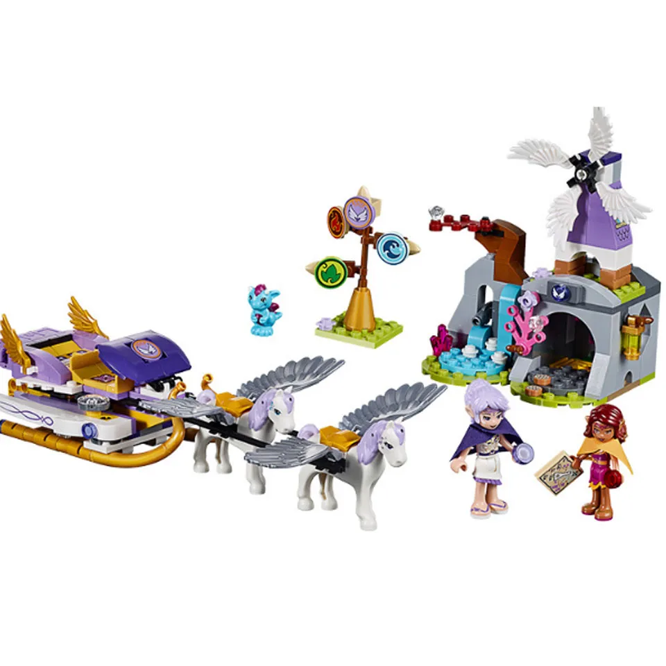 Bela Elves 10549 Dragon Sanctuary строительные блоки DIY Развивающие игрушки совместимы с 41178 друзьями - Цвет: 10413