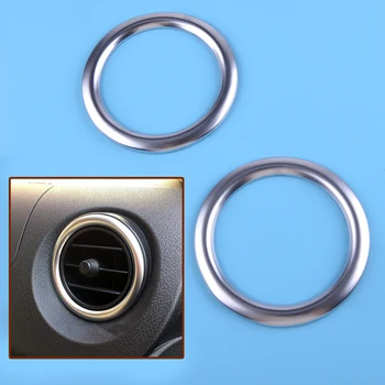 

DWCX 2pcs Car Inner Air Vent Outlet Cover Trim Decoration Ring Fit for Mercedes-Benz Vito W447 2014 2015 2016 2017 2018