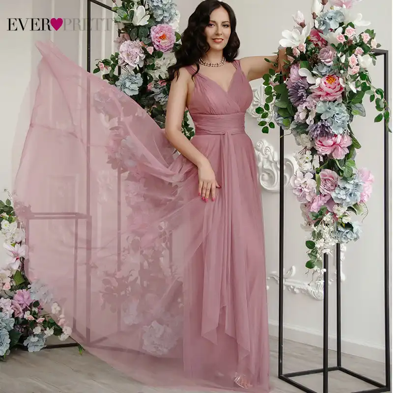 vestido de formatura rosa