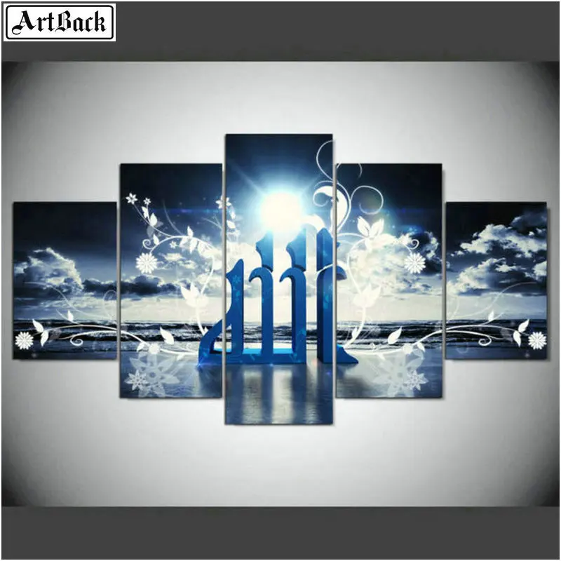 

Five spell diamond painting Islamic Muslim diy 5d full square & round Rhinestone religious diamond mosaic crafts embroidery