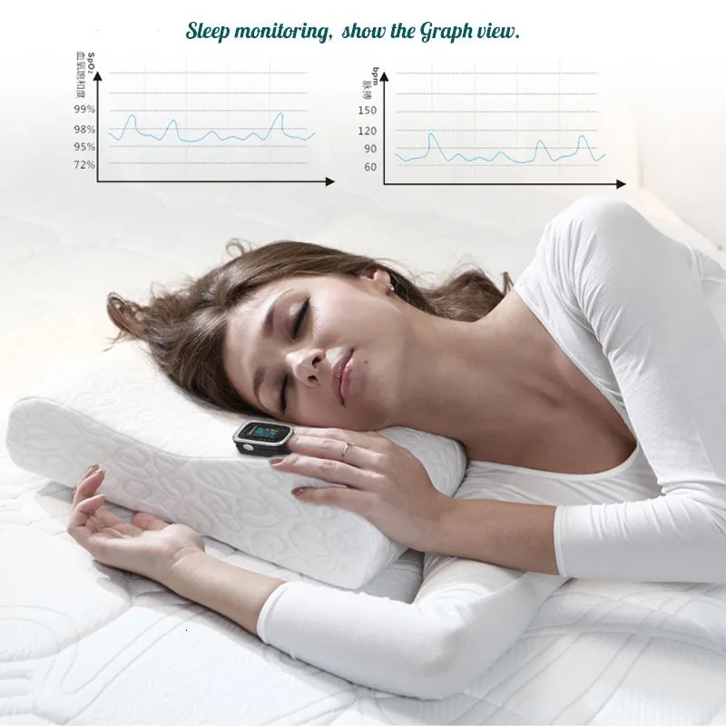 JYHealth медицинский пальцевой пульс на кончике пальца Oled портативный оксиметр SPO2 PR 8 часов сна монитор крови кислородом Oximetro De Dedo чехол