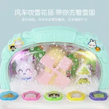 Детская музыкальная электронная клавиатура meng huan bing Снежинка учит фортепиано музыкальный инструмент Младенцы электрическое маленькое пианино Flash To