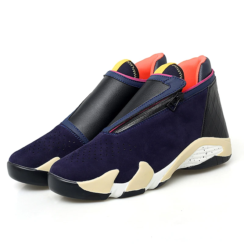 Мужская баскетбольная обувь; zapatillas hombre 1; Баскетбольная обувь для женщин; zapatillas 11; обувь в стиле ретро - Цвет: Синий