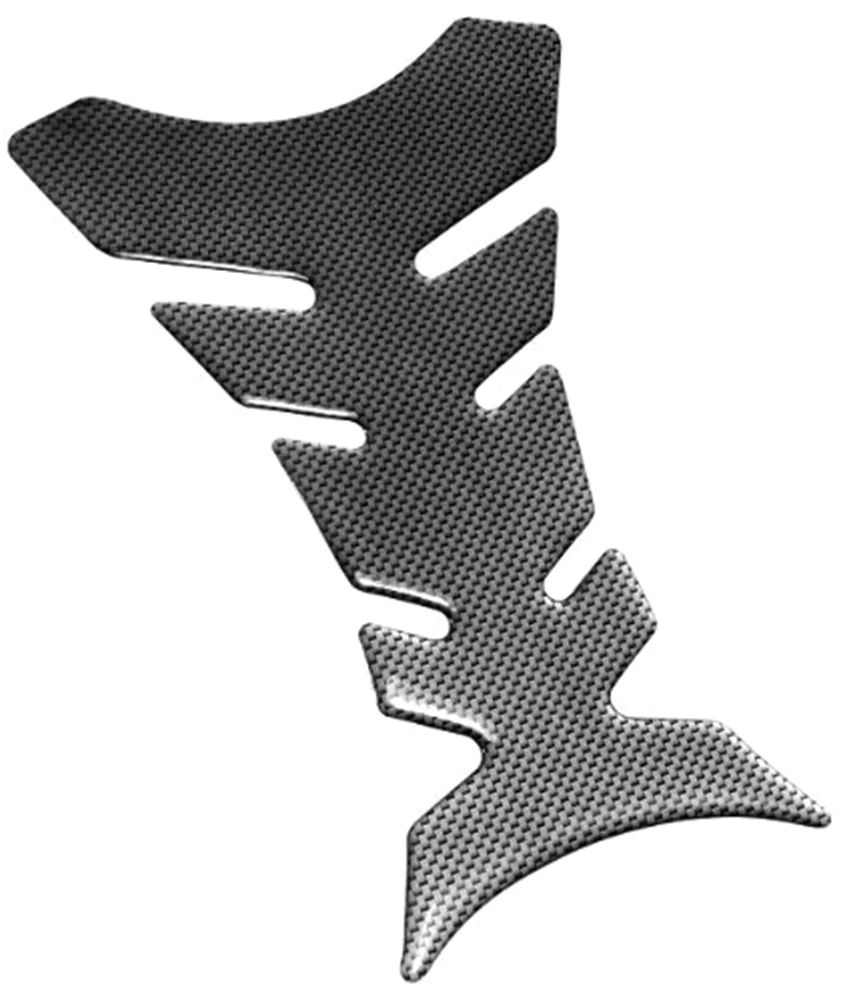Motorcycle Stickers 3D Carbon Fiber Fishbone Tank Pad Protector For Motorcycle Universal