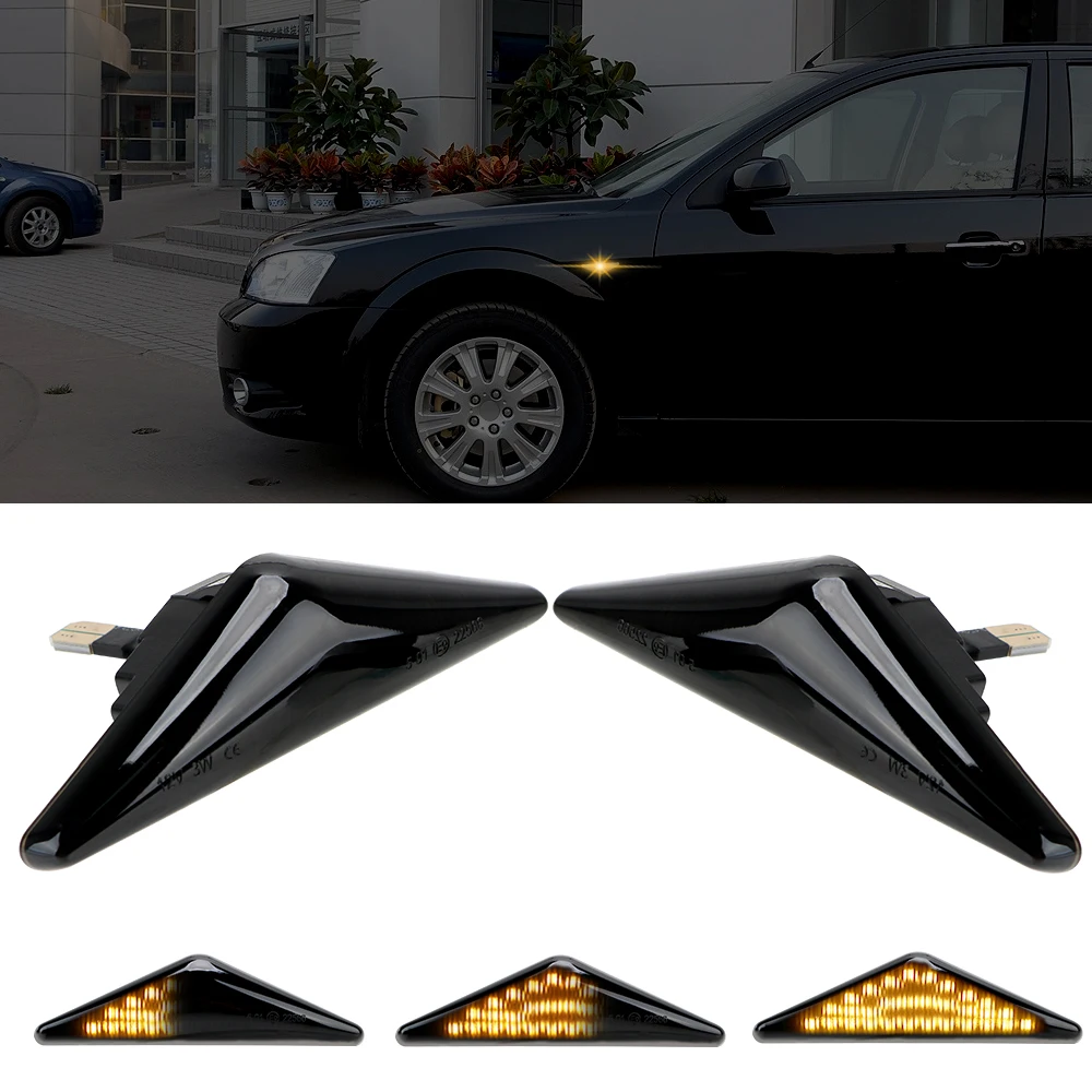 Car-styling Auto 18SMD A Pair Turn Signal Light Blinker LED Car Dynamic Side Marker Flowing Water Lamp Lights | Автомобили и