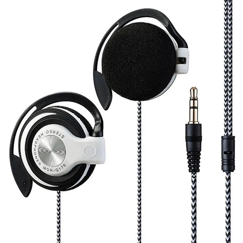 

Universal 3.5mm Plug Wired HIFI Stereo Metal Wired Headphone Heavy Bass Headset FM and Over-ear Adjustable With Mic for phone