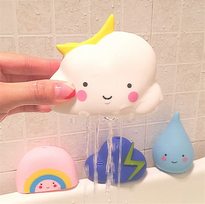 rainbow bath toy