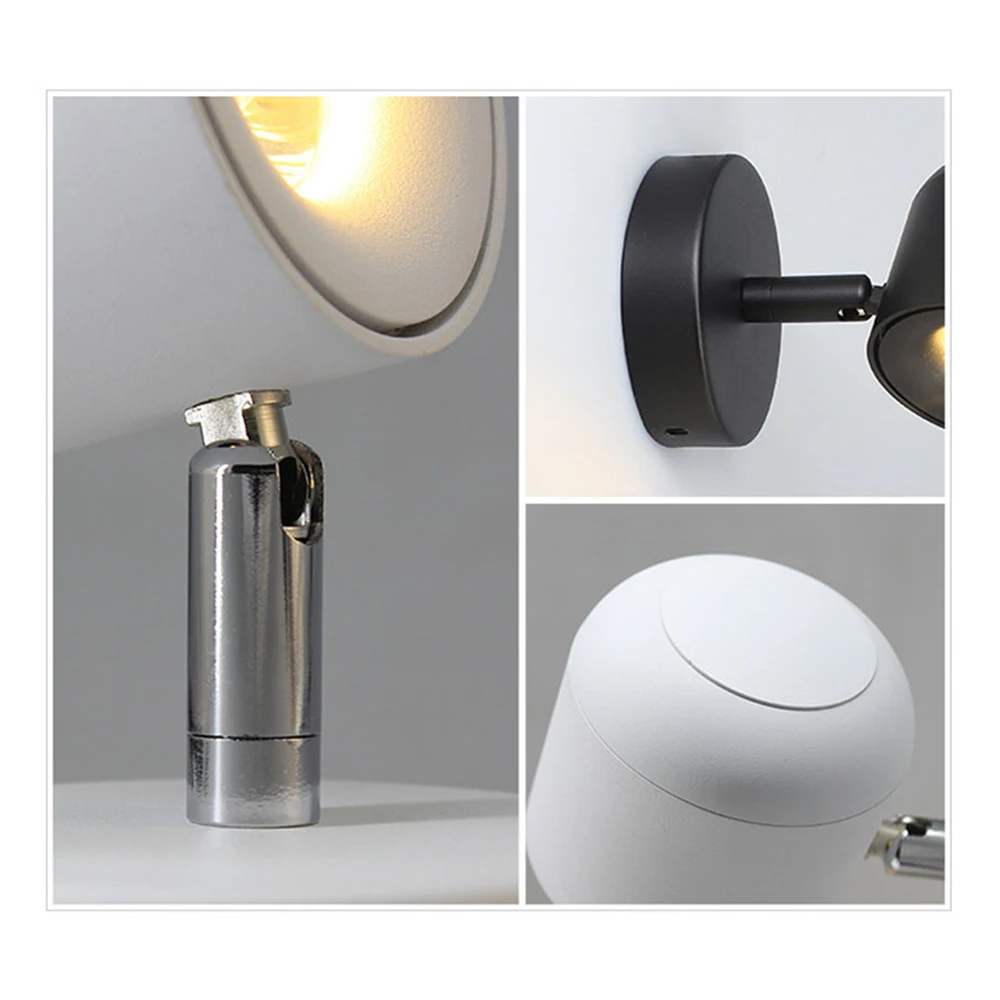Современный светодиодный настенный светильник, освещение для гостиной, зеркальные фары, лампа для спальни, Простой настенный светильник, освещение в помещении, AC85-265V