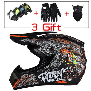 

MSUEFKD Best quality Off-Road Helmet Dirt bike motocross DOT approved cross helmet Downhill mountain helmet