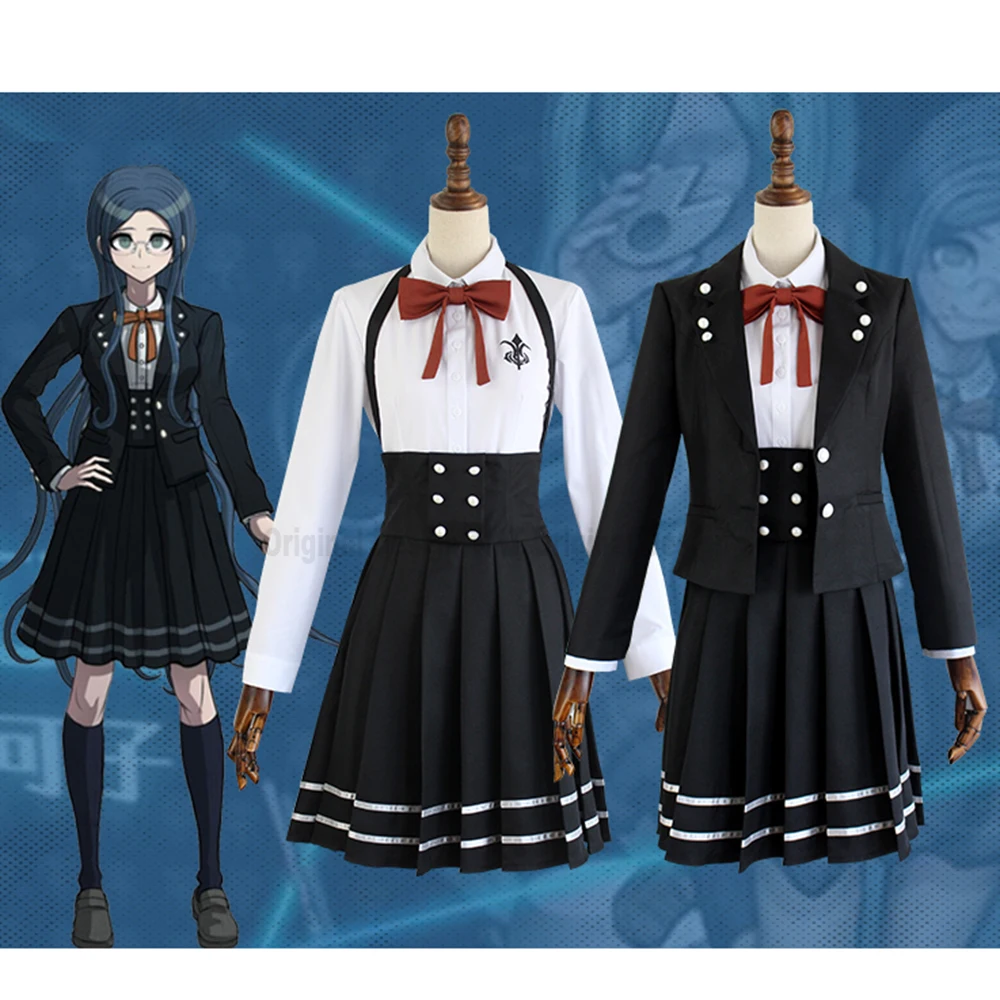 Униформа Danganronpa Dangan Ronpa V3 Shirogane Tsumugi Girl JK для Хэллоуина вечеринки косплей костюм и