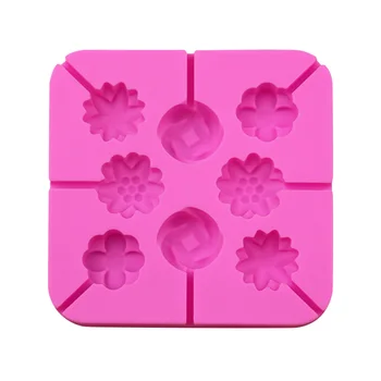 

Lollipop Mold Chocolate Mold Baking Mold Cake Mold 8 Hole Multi-shape Floret Silica Gel with 20 Bar MAQUETER Eco-friendly 283