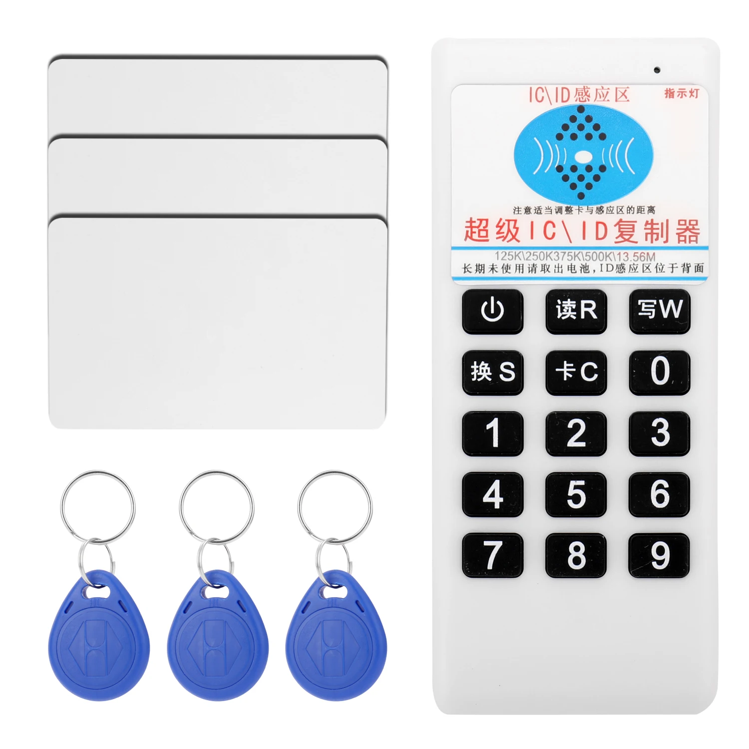 Ручной 125 кГц-13,56 МГц Копир Дубликатор Cloner RFID NFC ID/IC считыватель карт и писатель карточки на костюм