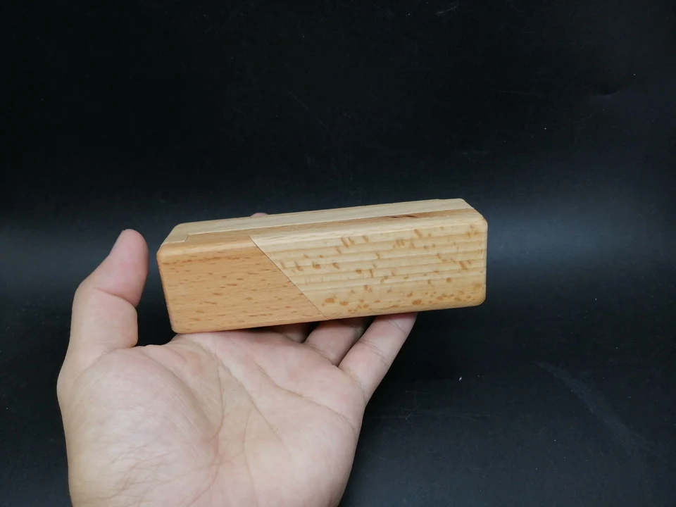 Секретная коробка забавная структура головоломка бука деревянная игрушка головоломка