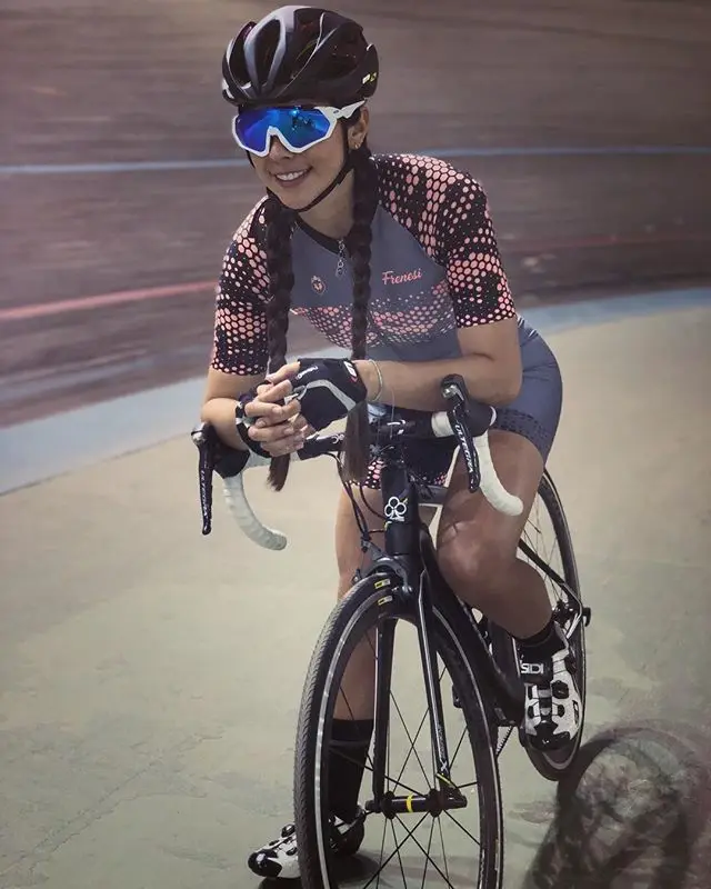 skinsuits 1 Frenesi colombia Triathlon Skinsuit Женская одежда для велоспорта с коротким рукавом комбинезон Боди Комплект Велосипедное платье Trisuit Ropa Ciclismo комплект - Цвет: skinsuits 1