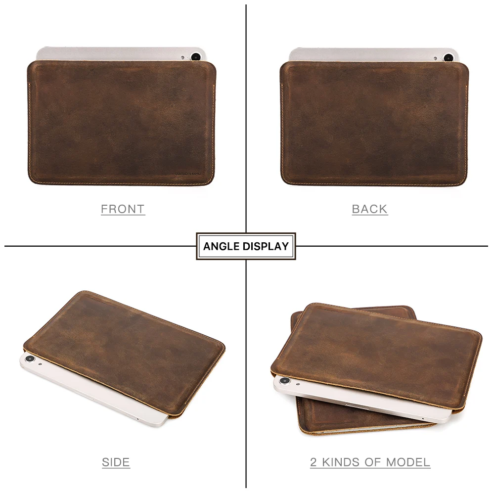Couro Genuíno Escudo Protetor para Ipad Mini 8.3 Polegada Case 2023 Funda Ipad Mini 7.9 Polegada Galaxy Tab Capa de Manga - Imagem 3