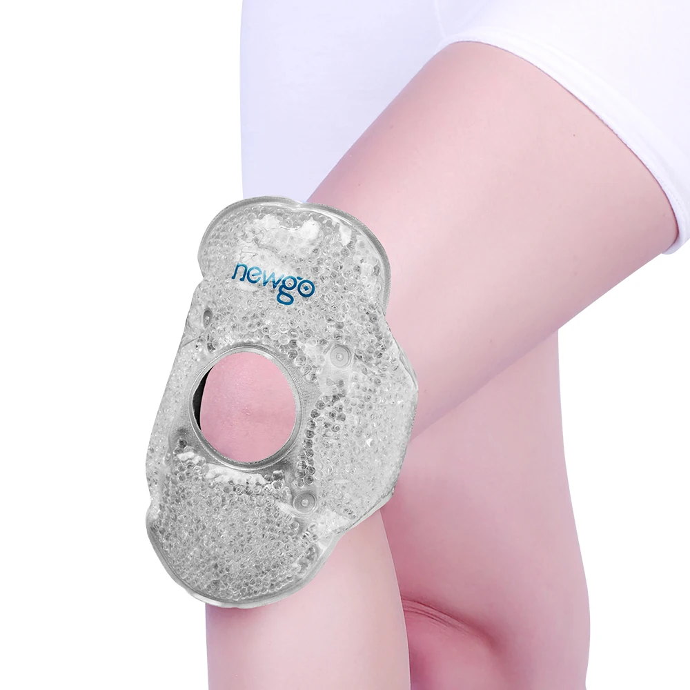 Ice pack for knee Многоразовый пакет льда для травм обертывание с гелем горячая холодная терапия облегчение боли с ремнями сзади Плечи Талия холодильник сумка-холодильник - Цвет: Ice pack for knee