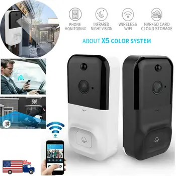 

New Wireless Smart WiFi DoorBell IR Video Visual Camera Intercom Home Security