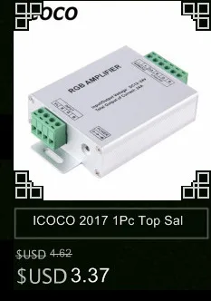 ICOCO 10 клавиш DIY Беспроводной RGB пульт дистанционного управления светодиодный цветной светильник с кабелем Одноцветный светильник SMD5630 SMD5050 SMD3528