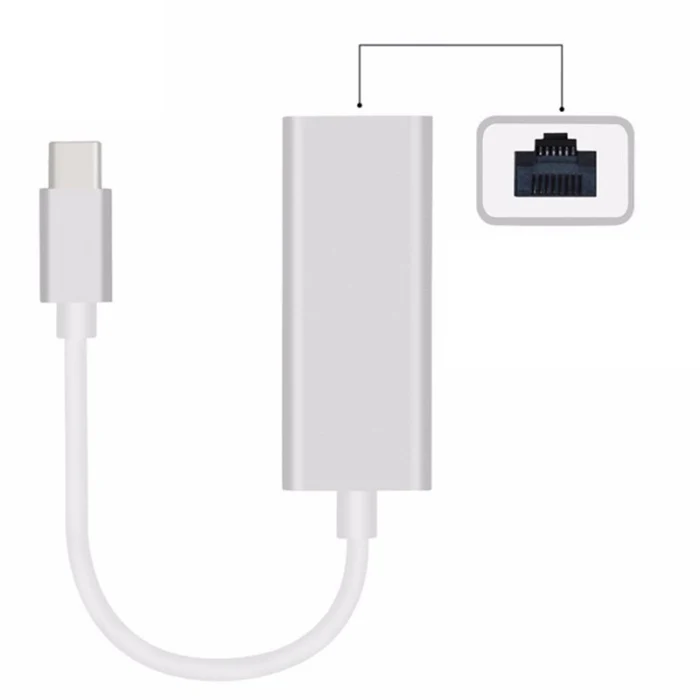 Тип-c для RJ45 сетевой адаптер Быстрый трансмиссон 100 м ноутбук сети конвертер XR649