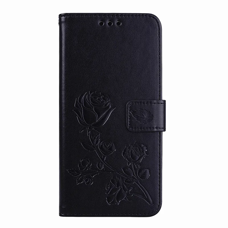 Кожаный чехол-кошелек для iPhone Xs Max XR 8 7 Plus X 6s 6 Plus 5s SE 5 Book, откидной Чехол, мягкий чехол, 3D тисненый розовый цветок