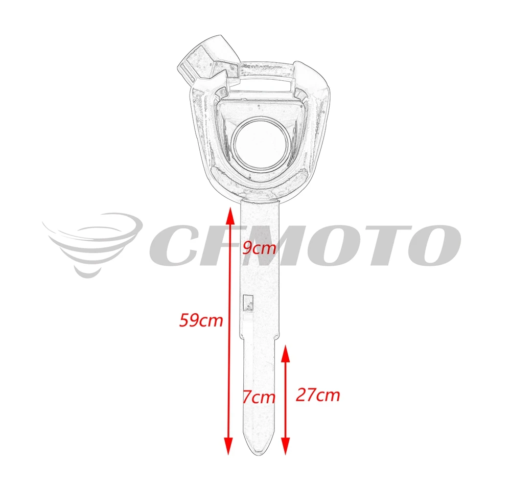 Мотоцикл нерезанное лезвие правый слот ключ embryo для Yamaha YZF FJR 1300 XJR 1300 MT-07 MT-09 XJ6 TMax FZ8 FZ6 R1 R3 R6 MT 07 09