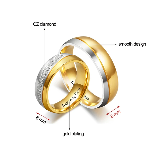 Couple Rings For Engagement With Names 2024 | www.stage-in.com