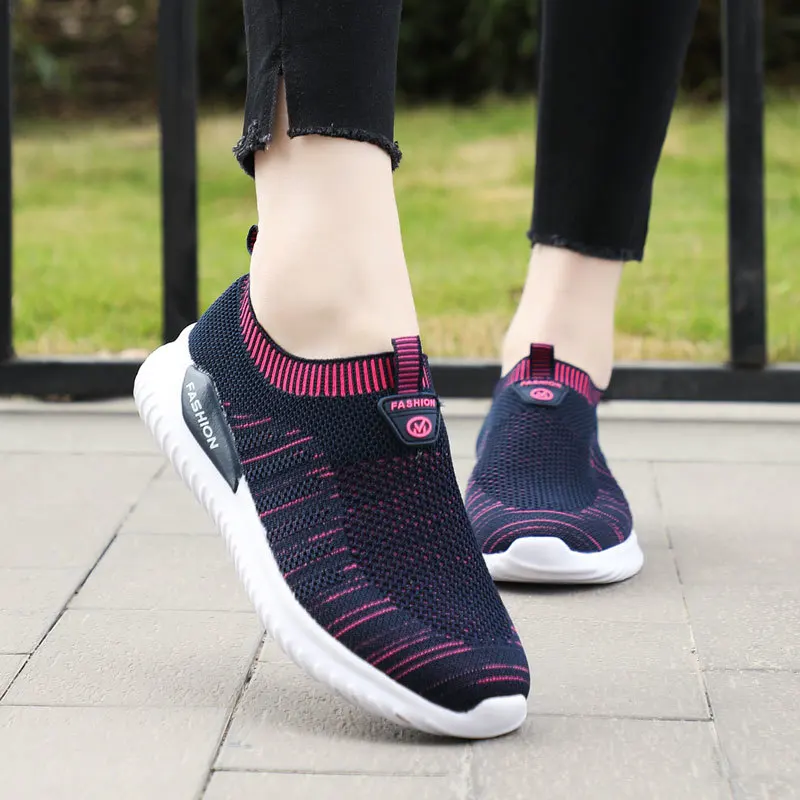 Casual Women Tennis Shoes Flat Athletic Walking Running Trainner Sports Sneakers