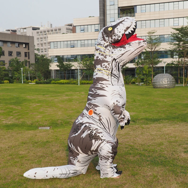 Anime Cospaly Dinosaur Inflatable Willy Costume Adult Halloween Fancy Dress Full Body Suit Battery Fan Operated Inflating T Rex (2)