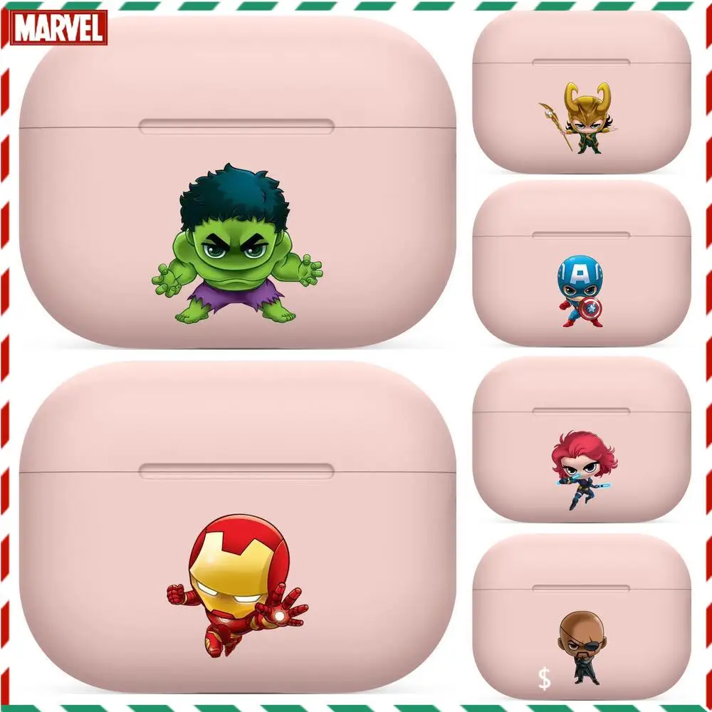 Защитный чехол для беспроводных наушников Avengers с комиксами Marvel Airpods 1 2 pro |