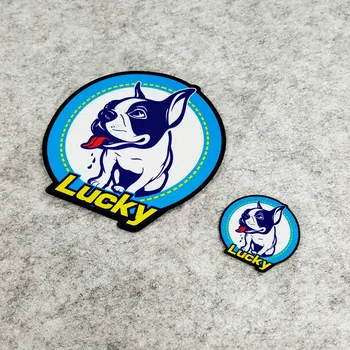 

NO.S258 GalonDeco France Lucky Dog Sticker Creative Reflective Car Sticker Waterproof Motorcycle Decals Motocross Helmet Stick