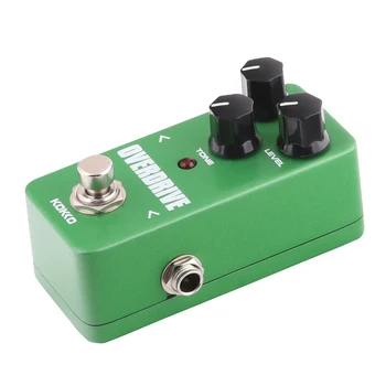 

Green Electric Guitar Chorus Effect Pedal Tube Overdrive Sound True Bypass