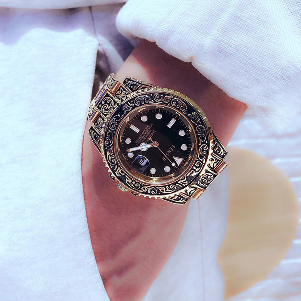 2023 Year Watch Men  Fashion  copy Wristwatch   Men watch  Luminous Needle Calendar Male  copy Watch   montre homme