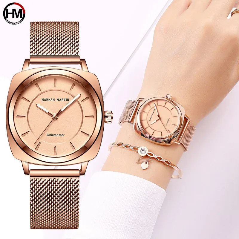 HM 2020 New Woman s Quartz Watch High End Ladies Wristwatch Life Distinguished Female Simple Clock 2