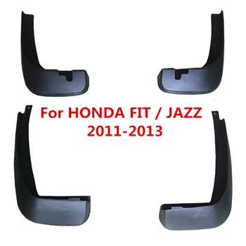 

4Pcs/Set Car Mudflaps Splash Guards Mud Flap Mudguards Fender For Honda Fit / Honda Jazz 2011 2012 2013 Car Styling Accessories