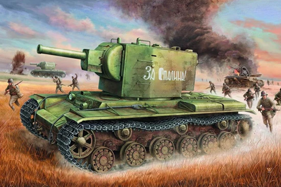 Trumpeter 00312 1/35 Россия KV-2 танк-масштаб модель комплект