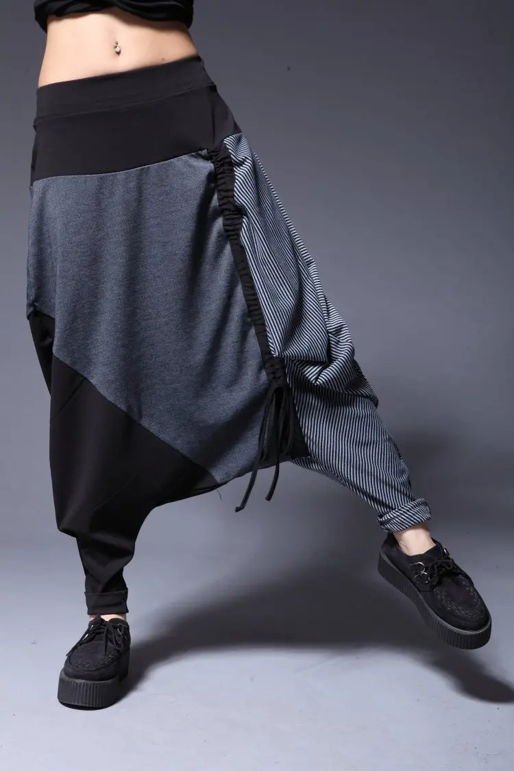 pantalones mujer большие брюки толстые зимние новые штаны-шаровары женские штаны индивидуального свободного размера плюс женская одежда