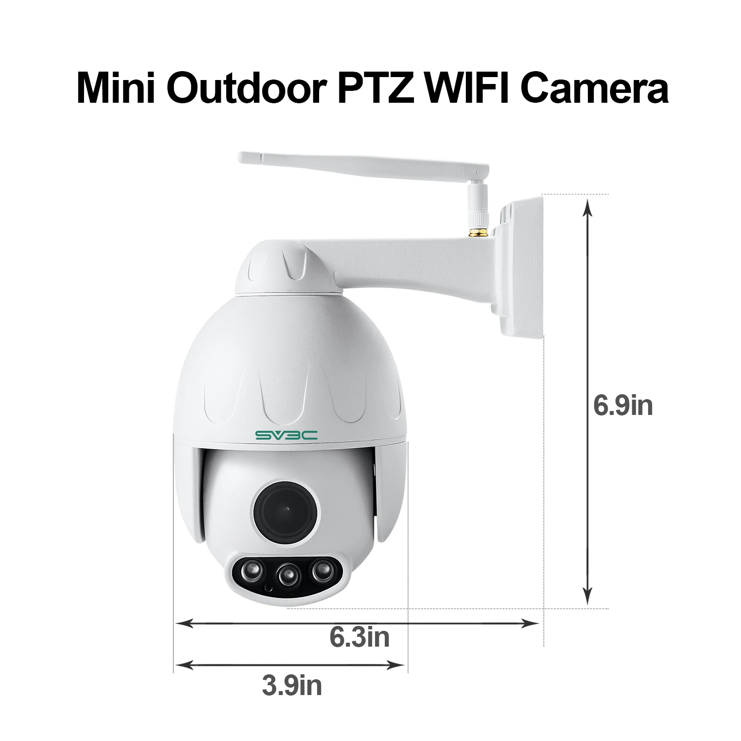 SV3C SD5W-1080PS-HX HD1080P 5 x Зум Водонепроницаемая ip-камера 165FT ночная версия 355 градусов домашняя PTZ wi-fi беспроводной монитор для камеры