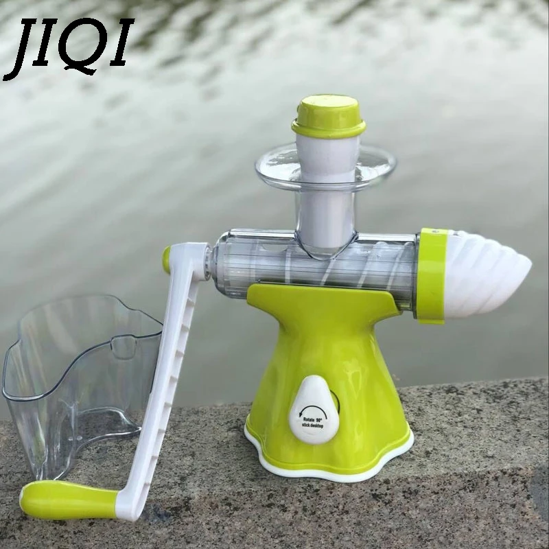 JIQI многофункциональный фруктовый Овощной ручная соковыжималка для ростков пшеницы соковыжималка для цитрусовых соковыжималка для апельсинового сока Пресс экстрактор Съемная медленная соковыжималка