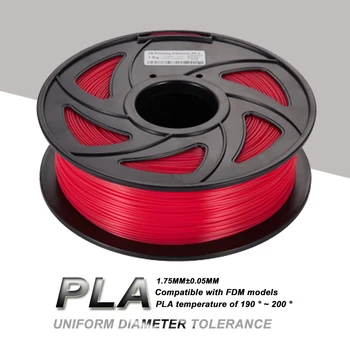 

3D Printer Filament Printing Materials ExtruderAccessories Parts Red Plastic for 3d Pen 10 Meter PLA 1.75mm