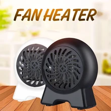 Портативный обогреватель для помещений, Электрический тепловентилятор, персональный обогреватель, компактный быстрый нагрев, нагреватель воздуха для рабочего стола, офиса, зимняя теплая машина