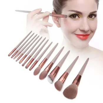 

13pcs Portable Cosmetic Brush Professional Eye Shadow Brush Blusher Cosmetic Brush Makeup Tool Set Make Up Kit Makeup