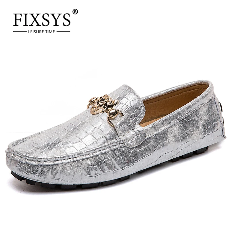 FIXSYS новые мужские лоферы летняя дышащая обувь на плоской подошве Мокасины Модные