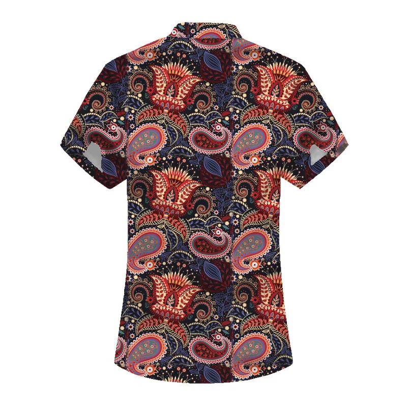 Camisa Hombre, мужские рубашки, приталенная, африканская, племенная, Пляжная рубашка, винтажная, с принтом, Гавайские, праздничные рубашки для мужчин