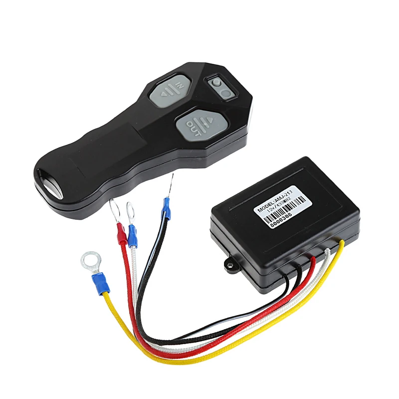 

1Set Wireless DC 12V Remote Control Winch Kit For Bulldog Jeep ATV SUV Offroad
